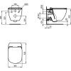 Промо Пакет - TESI Aqua Blade WC, R027767+T0079V3+T3527V3+R0110A6 - Ideal Standard
