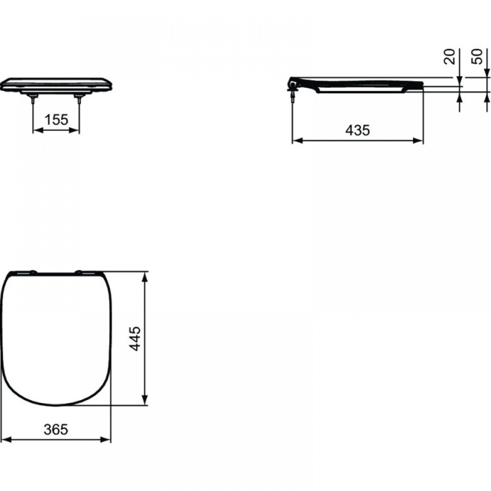 Промо Пакет - TESI Aqua Blade WC, R027767+T0079V3+T3527V3+R0110A6 - Ideal Standard
