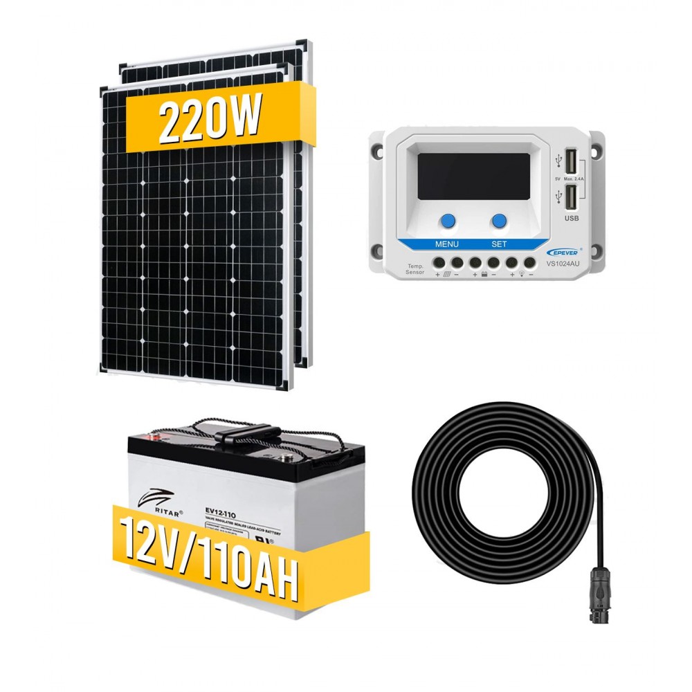 Соларна система 220W/12V - SH-2212