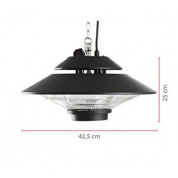 Инфрачервен отоплител с дистанционно 1500W - ALPINA