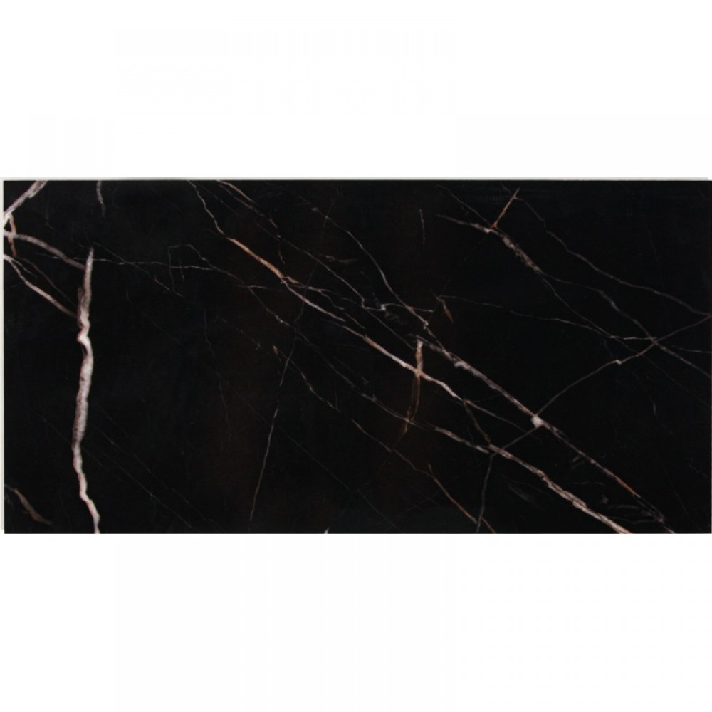 SPC стенен панел Calacatta Black гланц, 30 х 60 см и 60 х 120 см