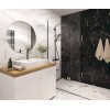 SPC стенен панел Calacatta Black гланц, 30 х 60 см и 60 х 120 см