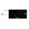 SPC стенен панел Calacatta Black гланц, 30 х 60 см и 60 х 120 см