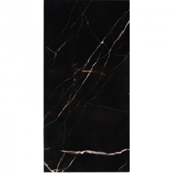 SPC стенен панел Calacatta Black гланц, 30 х 60 см и 60 х 120 см