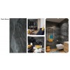 SPC стенен панел Dark grey гланц, 30 х 60 см и 60 х 120 см