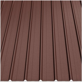 Вълнообразен лист - Bilka T12, Ral 8017 гланц, 0.91 х 2 м